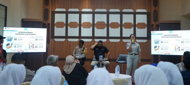 
					Jasa Raharja Bengkulu-SAN Edukasi Keselamatan Berkendara
