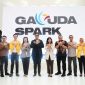 Menteri Komunikasi dan Digital (Menkomdigi), Meutya Hafid, saat meresmikan Garuda Spark Innovation Hub Medan di Pos Bloc Medan, Kota Medan, Sumatra Utara, Sabtu (8/11/2025)/ KPM-InfoPublik/Bismo Agung/Kemkomdigi.