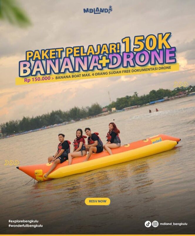 
					MD Land Bengkulu Manjakan Pelajar dengan Paket “Banana + Drone” Hanya Rp150 Ribu