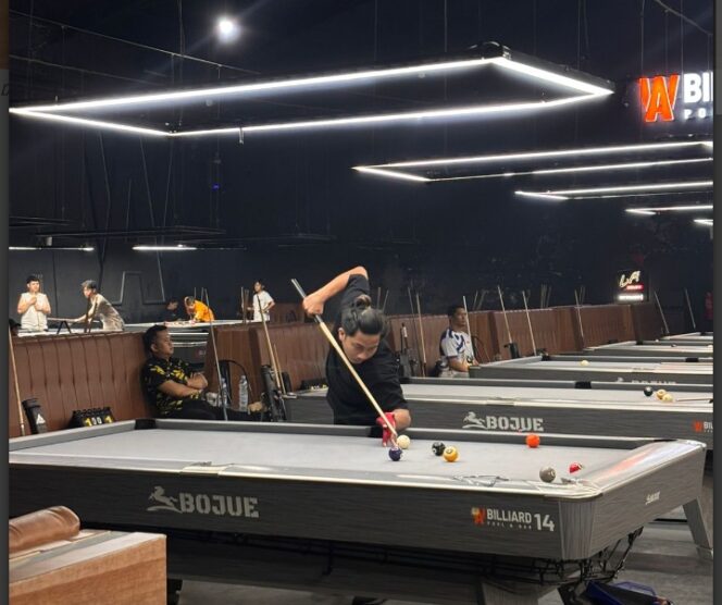 
					Open Turnamen 2026 Anniversary Pertama AW Billiard Resmi Dimulai