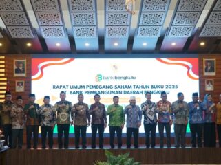 Bank Bengkulu membukukan laba setelah pajak sebesar Rp135,146 miliar, naik 34,70 persen dibandingkan 2024.